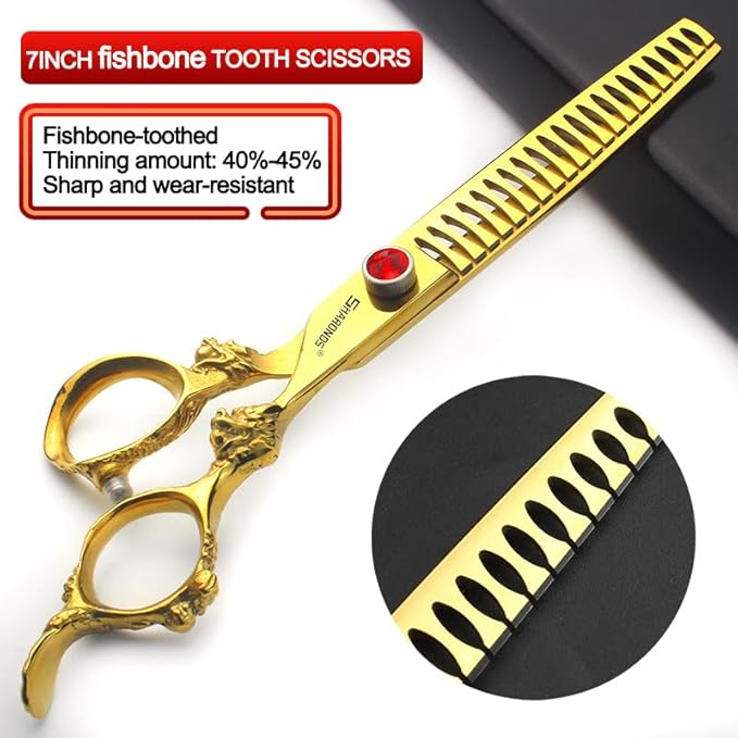 AXEMOORE 6/7/8/9-inch Scissors Professional Haircut(7 inch-3pc)