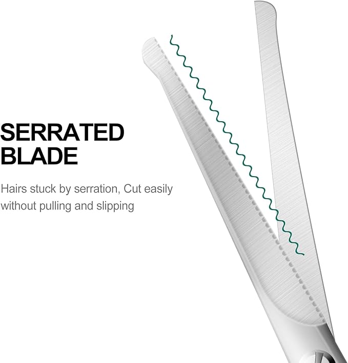 Lobodt 4.7-inch professional nose hair scissors, round-headed stainless steel small scissors, suitable for trimming facial hair, ear hair, eyebrows, bathroom, personal care and beauty (silver)