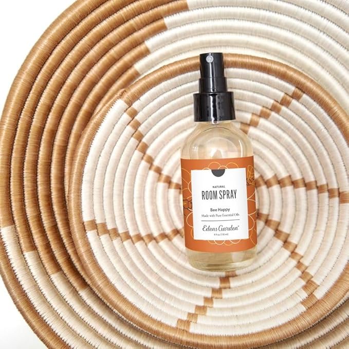 Edens Garden Bee Happy Room Spray, All Natural & Made with Essential Oils (Great Home Air Freshener - Try Using On Pillows & Linens for Sleep), 4 oz