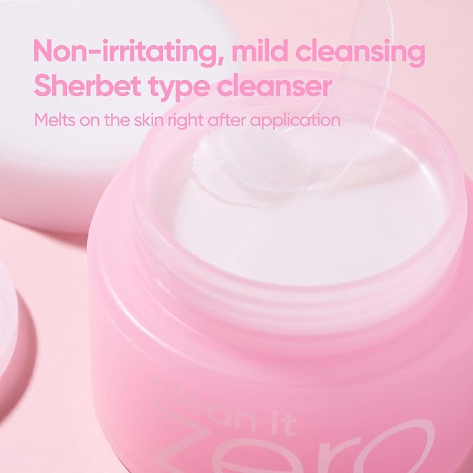 BANILA CO Clean it Zero Original Cleansing Balm | Korean Makeup Remover, Cleansing Oil, Facial Cleanser for All Skin Types | Vegan | Made with Acerola Berry & Vitamin C (50ml / 1.69 fl.oz)