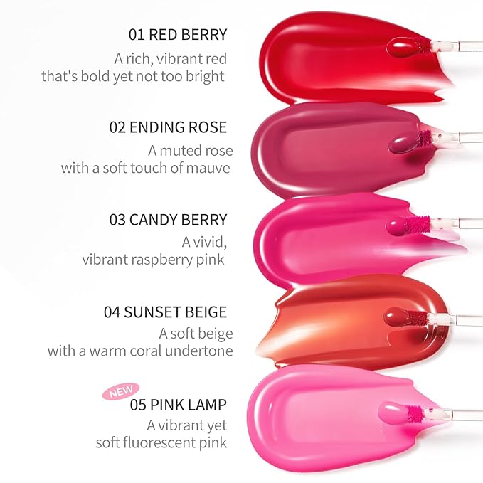 LOVB LOVB Pudding Glow Korean Lip Stain 0.14 oz. 05 PINK LAMP