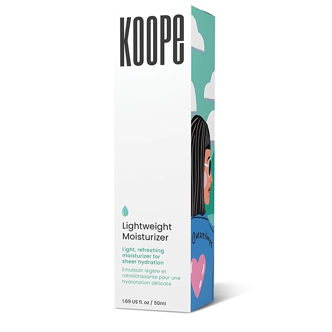 Koope Lightweight Face Moisturizer with Hyaluronic Acid, 1.69 fl oz