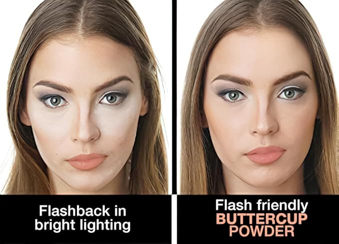 Sacha Buttercup Rosé Setting Powder – All Skin Tones Translucent Loose Face Powder, Flashback-Resistant, Oil Control, Long-Wear Matte Finish (1.75 oz)