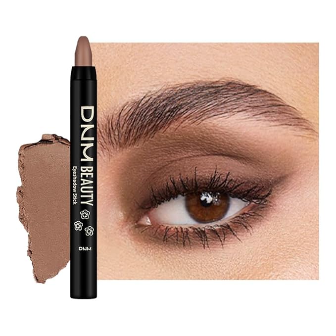 IATMOMOD Brown Matte Cream Eye Shadow Stick Makeup for Women, Brown Matte Eyeliner Pencil Eyeshadow Brightener Stick for Eyes, Waterproof Eyeshadow Applicator Blendable sombras para ojos 75#