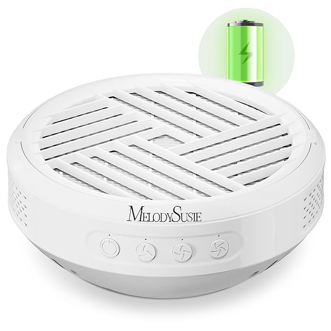 MelodySusie Cordless Nail Dust Collector SProR for Mobile Techs Gel Removal