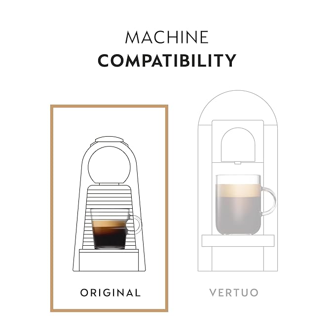 Nespresso Original, Caramello, Medium Roast, 50-Count Espresso Coffee Pods