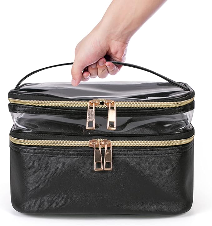 imerelez Travel Makeup Bag Makeup Organizer Bag Cosmetic Bag Makeup Bags for Women Cosmetics Cases Portable Waterproof Foldable