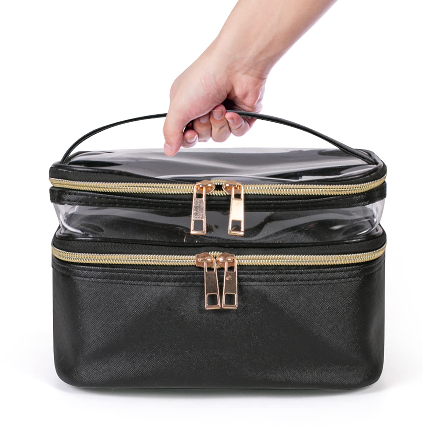 imerelez Travel Makeup Bag Makeup Organizer Bag Cosmetic Bag Makeup Bags for Women Cosmetics Cases Portable Waterproof Foldable