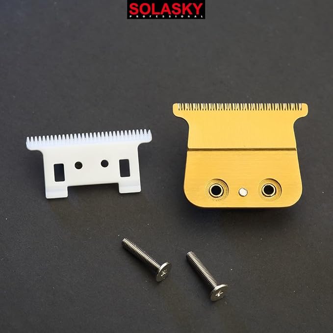 SOLASKY FX707 Replacement Trimmer Ceramic Blades Compatible with BaByL FX787 & FX726 Trimmer FX707Z Replacement Blades for BaByL Trimmer Blade