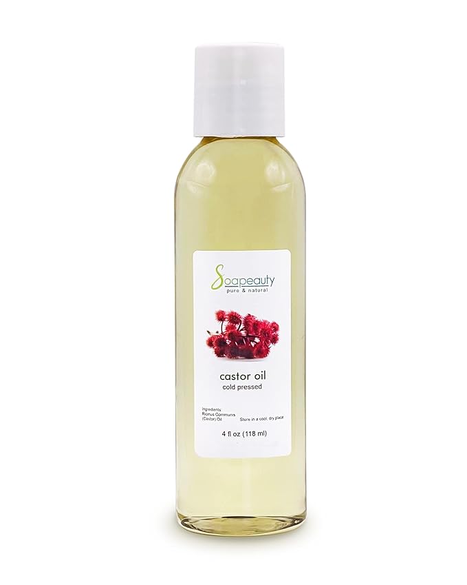 Cold Pressed Castor Oil 100% Pure Natural USP Grade Skin Hair 4 fl oz