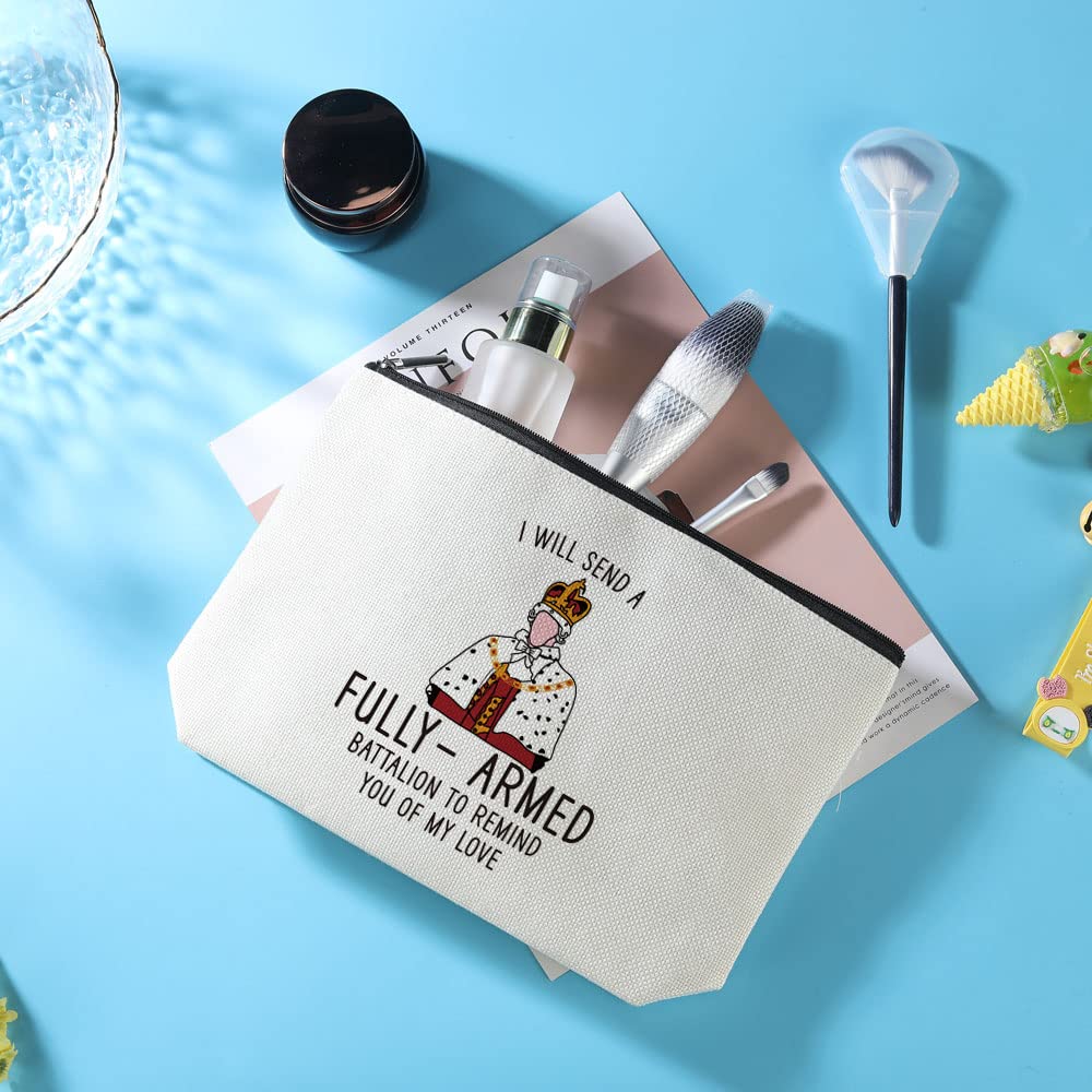 Azteoiz Fun Makeup Bag and 5 Stickers Hamil-ton Musical Gift