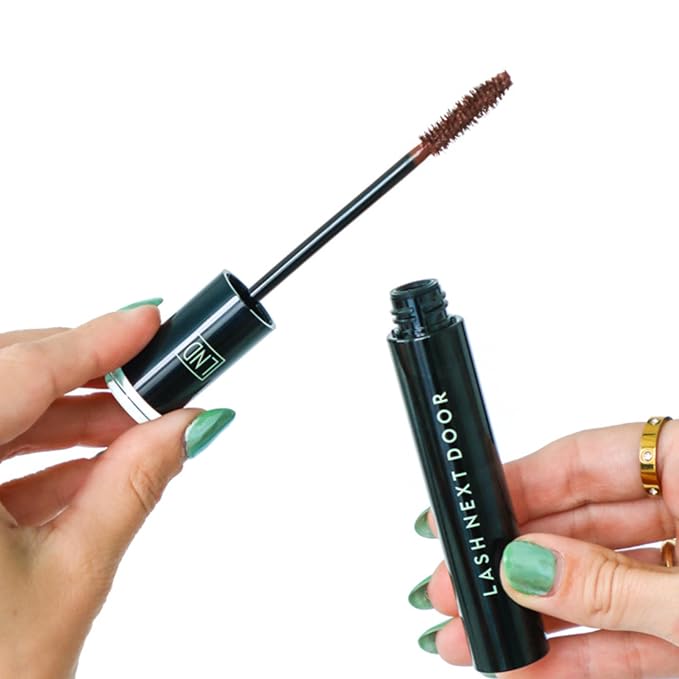 Lash Next Door Espresso Brown Mascara, Volume & Length, 0.39 oz, 2-Pack Set