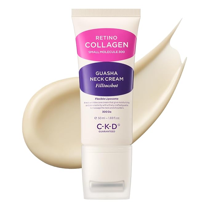 CKD Retinal Collagen Filltocshot Gua Sha Neck Cream with Retinal 400 ppm