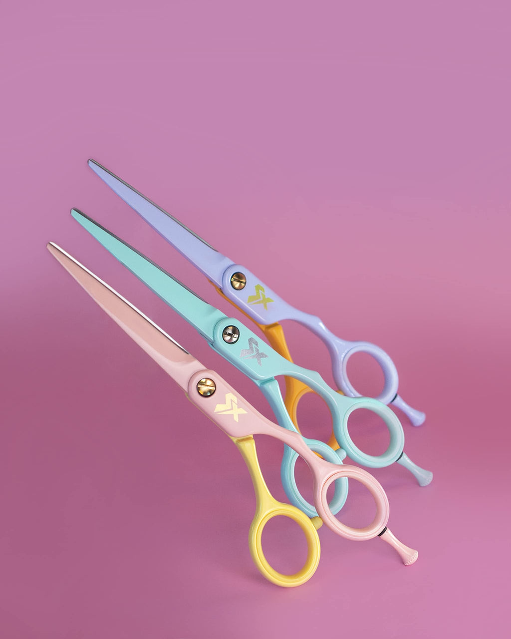 Cricket Shear Xpressions It's All Good 5.75" Professional Hair Cutting Scissors - Barber Scissors, Japanese Stainless Steel for Stylists & Home Use, Dr. Everything Will Be Alright, Mint