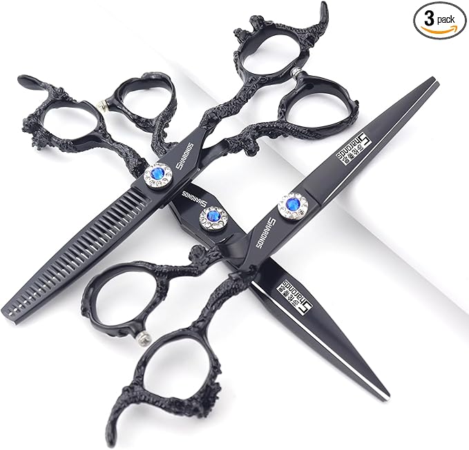 6/7/8/9-inch professional hair clipper set(6+7 inches,3 pieces)