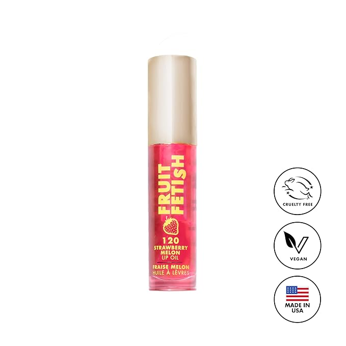 Milani Fruit Fetish Lip Oil, Tinted Hydrating Lip Gloss - Strawberry Melon