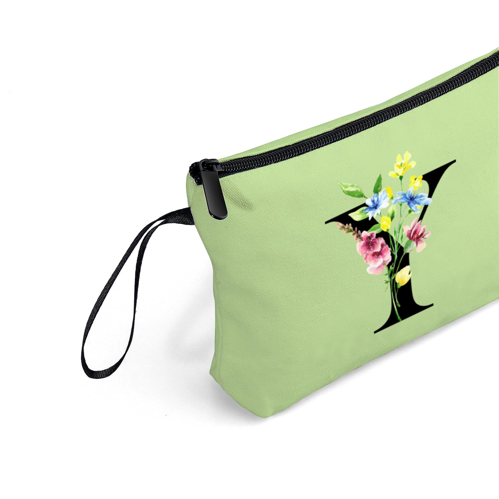 Appreciation Initial Monogram Gifts for Sisters from Sister Employees Team Bride Womens Unique Mom Personalized Makeup Cosmetic Bag with Mirror Mothers Day Christmas Graduation Y
