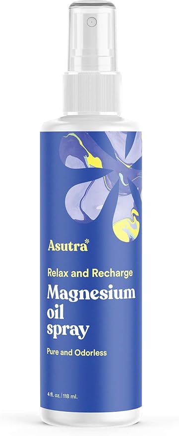ASUTRA Zechstein Pure Magnesium Oil Spray for Feet and Leg Cramps, Topical