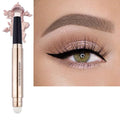LGSZGDCN Eyeshadow stick Glitter Primer Palette Metallic Matte Shimmer Cream Eye Shadow Pencil Crayon Smooth Long Lasting Waterproof Highlighter Makeup Hypoallergenic