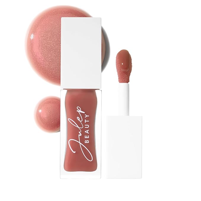 Julep So Plush Glossy Lip Oil – Hydrating Lip Tint & Gloss, All Neutral