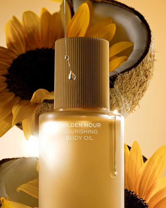 Saltair Nourishing Body Oil | Lightweight Body Glow | Golden Hour, 4 oz