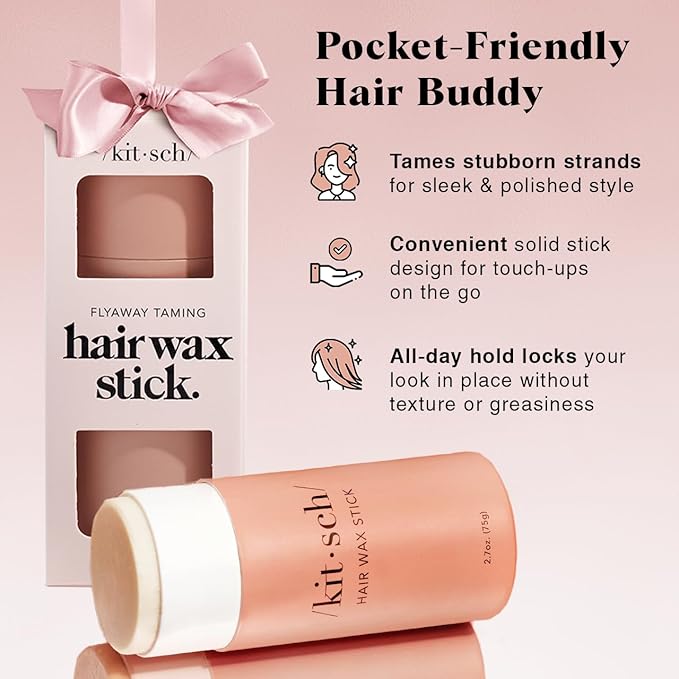Kitsch Hair Wax Stick for Women & Men - 2.7 oz