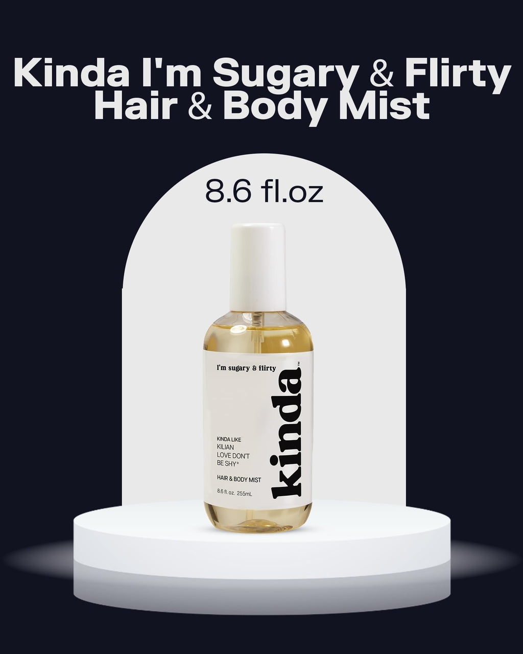 PB ParfumsBelcam KINDA I’m Sugary & Flirty Hair & Body Mist – Our Version of Kilian Love Don’t Be Shy – Sweet Floral Scent with Neroli, Bergamot & Orange Blossom, Gifts for Women, 8.6 fl.oz