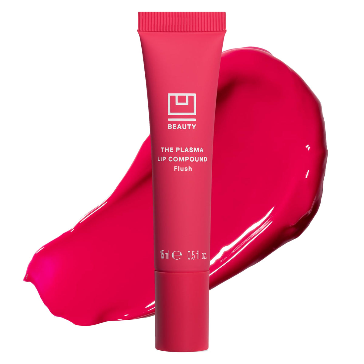 U Beauty The PLASMA Tinted Lip Compound - Plumping Lip Gloss, Flush - 15 ml
