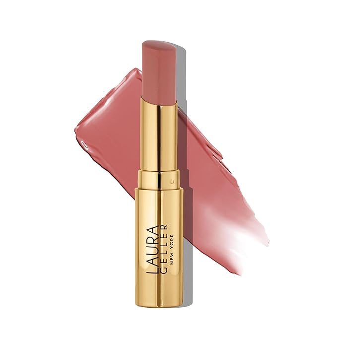 LAURA GELLER NEW YORK Jelly Balm Tinted Lip Balm – Sugar & Spice – Hydrating Lip Color with Shine Finish – Squalane & Vitamin E – Buildable Sheer to Medium Coverage – Vegan & Cruelty-Free