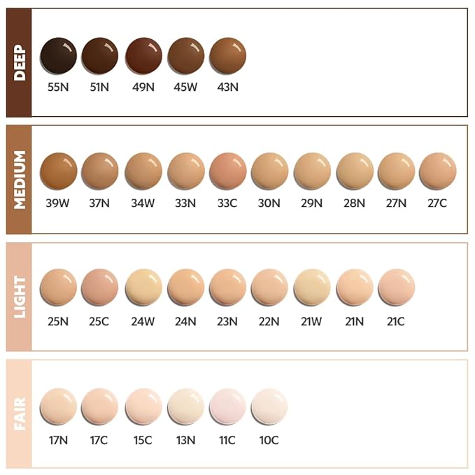 TIRTIR Mask Fit Red FoundationㅣLong Lasting Flawless Coverage, Energy Essence, Lightweight, Hydrating, Pore-Blurring, Breathable Satin Finish, Makeup, Radiant Skin, #10C Shell, 1.01 Fl Oz