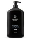 Black Wolf Moisturizing Body Wash for Men, Sandalwood - Hydrating Bodywash