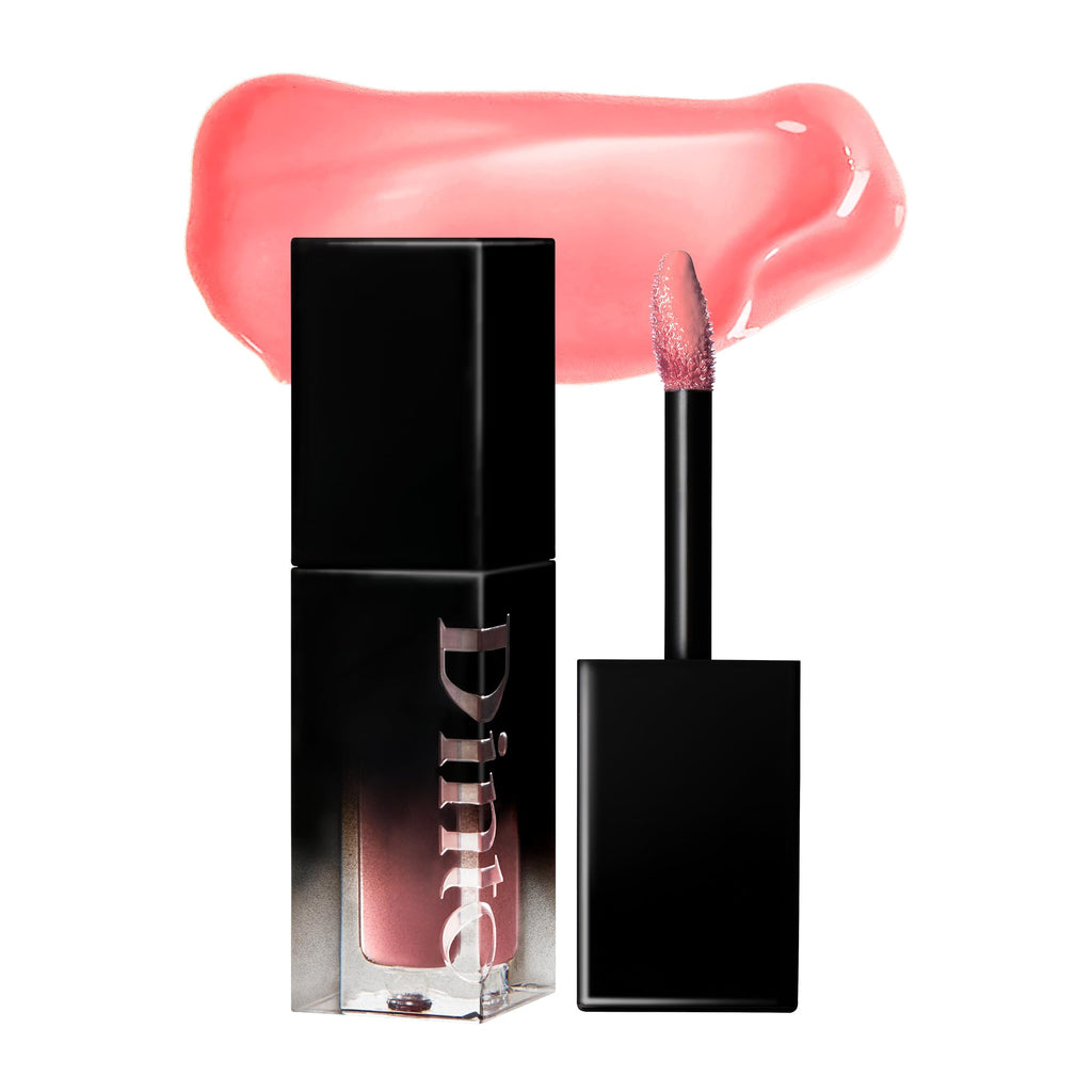 DINTO Blur-Glowy Lip Tint (230 Cogitatio) – Dewy Finish Glowy Korean Lip Tint, Long Lasting All Day Stain, Light Coral Pink, Vegan & Cruelty-Free, 0.11 fl oz