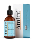Amire USDA Certified Organic Argan Oil 4oz, Triple Extra Virgin Grade Moroccan Argan Oil for Hair Growth. Skin, Face, & Nails. Moisturizer. Scalp Treatment Hair Oil for Dry, Damaged, Brittle Hair.