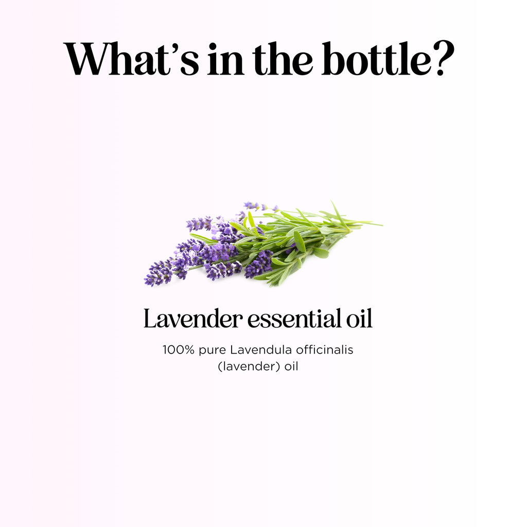 Pure Lavender Essential Oil - Lavender Oil for Hair Skin and Nails Plus Aromatherapy Diffusers Humidifiers Linens and Baths for at Home Spa Self Care - Premium Grade Non-GMO in Glass Bottle (1 Fl Oz)