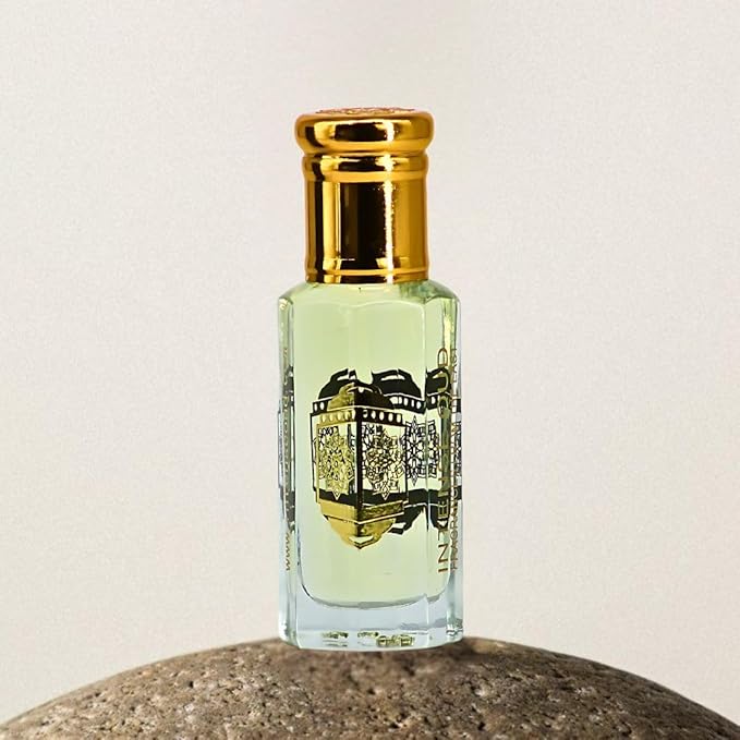INTENSE OUD Majnoon Long Lasting Arabian Perfume Oils for Women 12ML (0.40 OZ) Fragrance Oil with Pineapple, Vanilla & Musky Notes - Concentrated Perfume Oil & Valentines Day Gift With Black Box