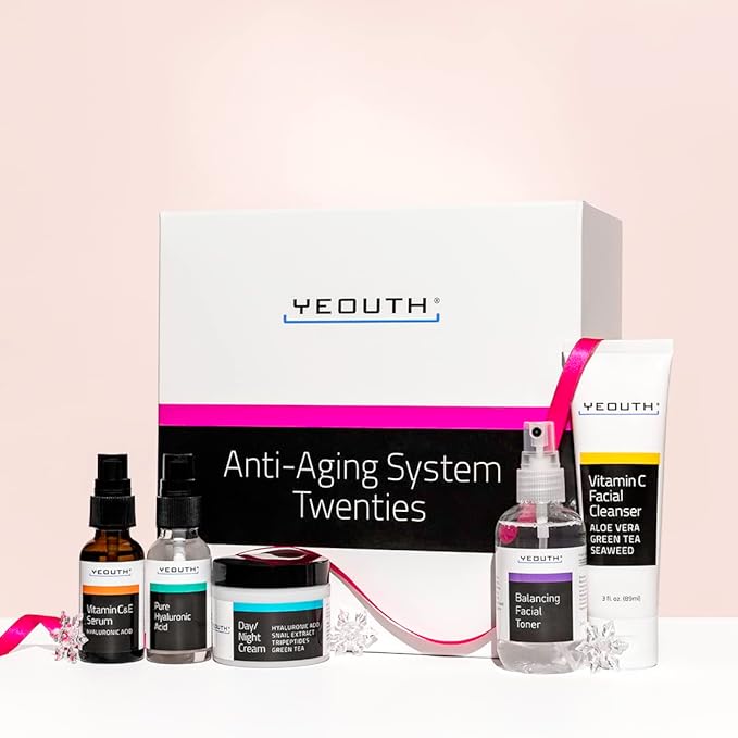YEOUTH Skin Care Set for Complete Hydration Routine 5-Piece