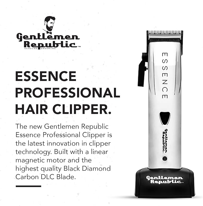Gentlemen Republic Essence Hair Clipper for Men - Cordless, 120 Min Runtime