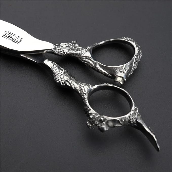 SHARONDS 7.5 inch Hair Cutting Scissors Shear For Men Women (7.5 inch flat)