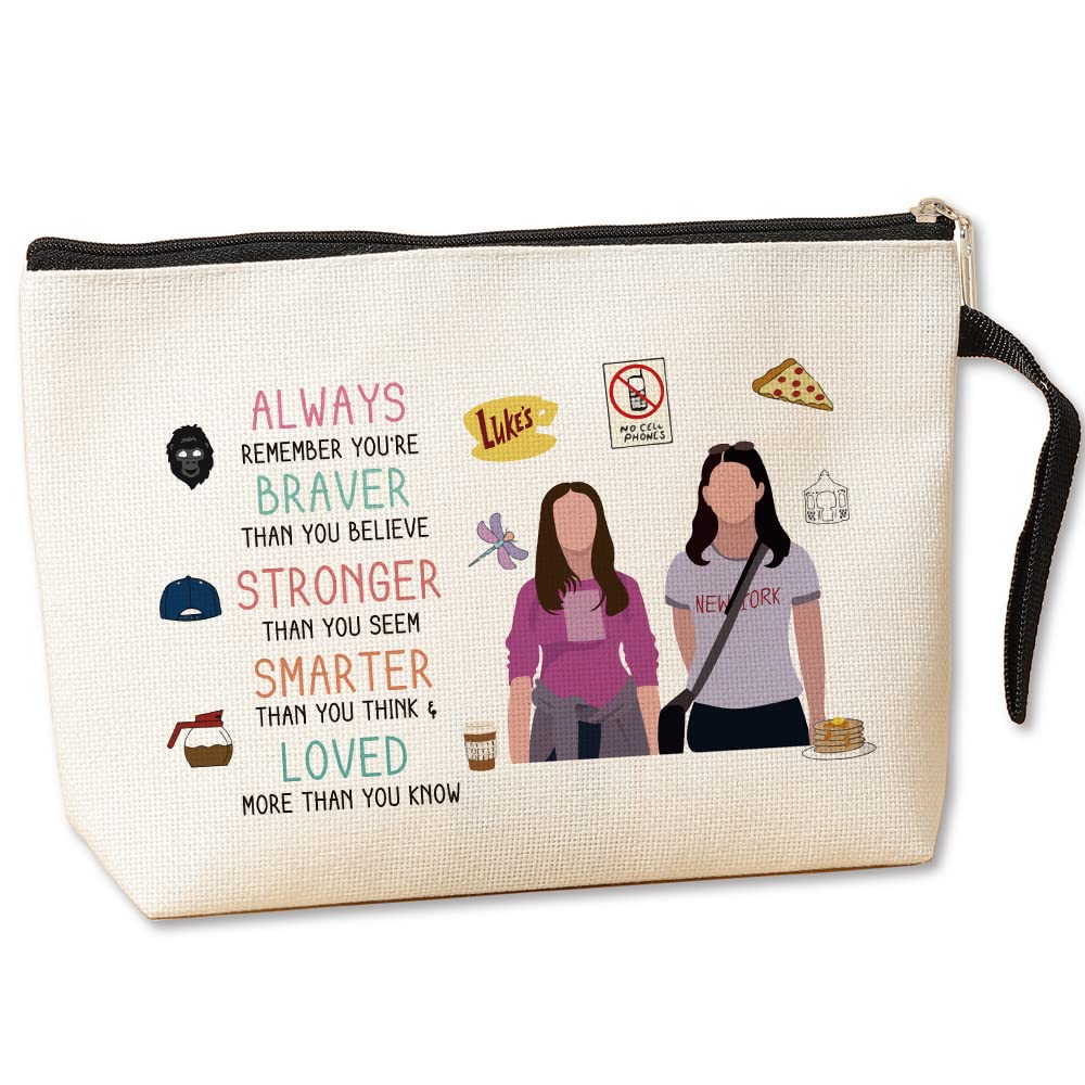 Jztco Inspirational Gifts for Women Her Wi-zard of OZ Gifts Ruby Fans Gift The Power Bag Encouragement Birthday Gifts for Women Her Girls Friend Sister You Had The Power All Along My Dear Makeup Bag