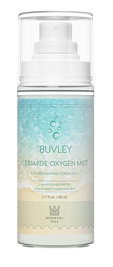 BUVLEY Ceramide Oxygen Face Mist | Low pH, Vegan, Cruelty Free | Hydrating Refreshing Soothing Facial Mist Spray with Antioxidants 2.7 Fl Oz (2)