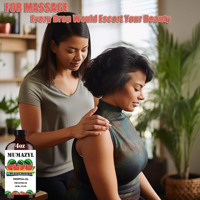 Watermelon Essential Oil, Watermelon Oil 4 Fl Oz for Diffuser Air Freshener