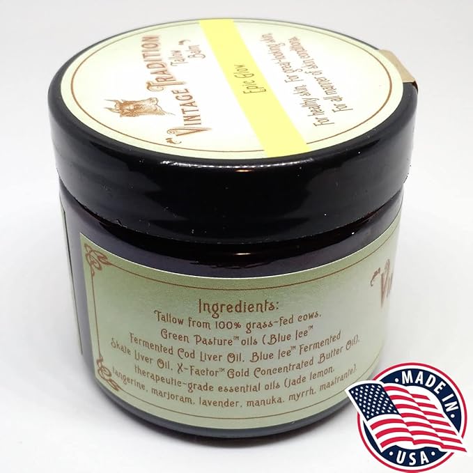 Vintage Tradition Epic Glow Grass-Fed Tallow Balm | Face & Body 2 oz