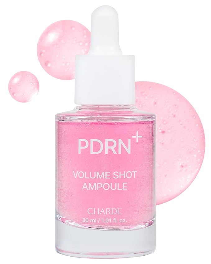 Charde PDRN Serum with Salmon DNA – Firming & Plumping Serum for Face, Collagen + 7 Types of Hyaluronic Acid, Korean Anti-Aging Face Serum for Fine Lines, Skin Elasticity & Radiance (1.01 fl oz)
