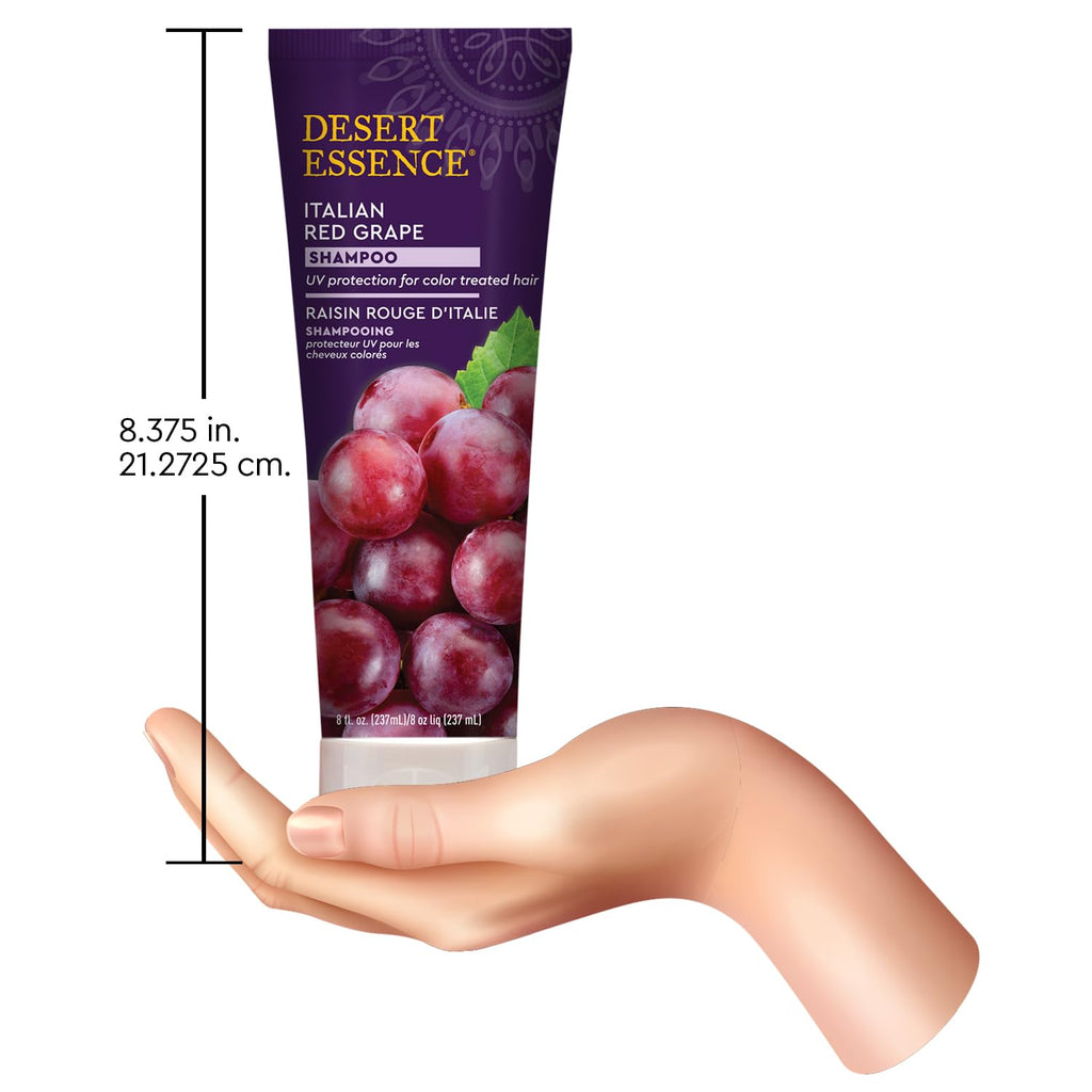 Desert Essence Italian Red Grape Shampoo, 8 Fl Oz