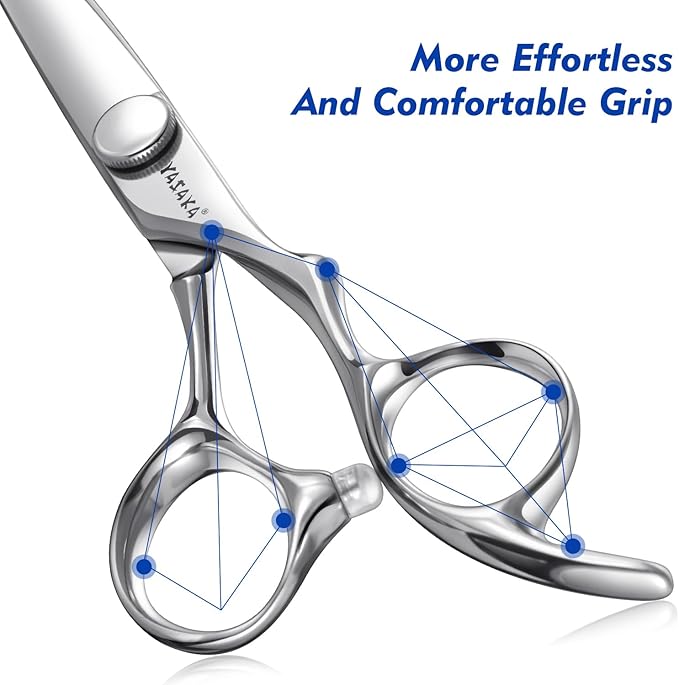 Hair Cutting Scissors for Hairstylist Hairdresser, Professional Barber Shears with Razor-Sharp Blades & Cobalt Alloy Steel for Salon and Slef Haircut DIY Home Use, Precison Hair Scissor, 6.5 Inch