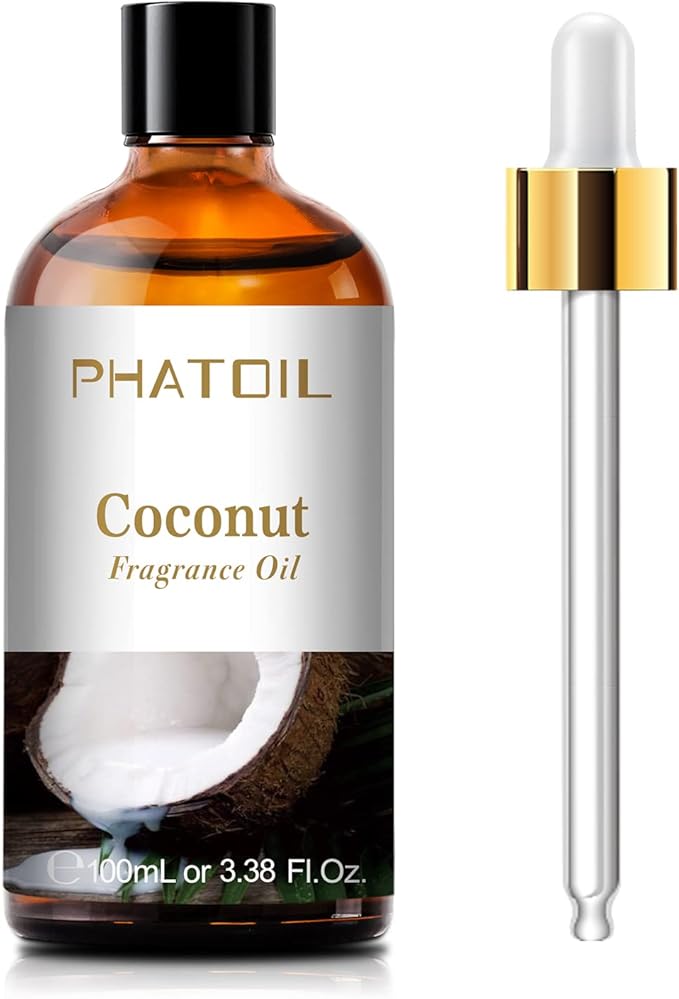 PHATOIL Coconut Fragrance Oil for Diffuser Aromatherapy 3.38FL.OZ
