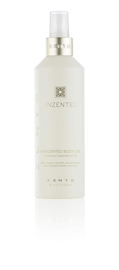 Zents Luminous Cashmere Body Oil (Fragrance-Free) 8 fl oz