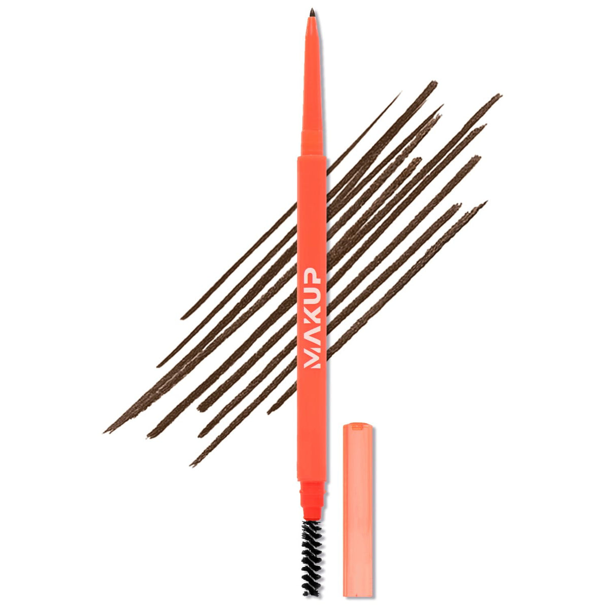 Makup Beauty Skinny Brow - Ultra Thin Eyebrow Pencil, Waterproof, Precise Micro Brow Pencil creates Hair-like Strokes for Full, Natural Brows Medium to Dark Brown (Brunette)