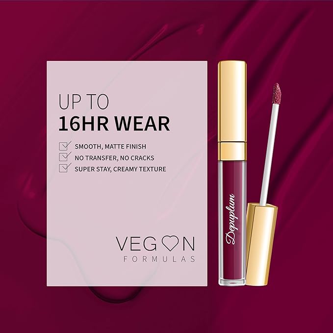 Depuplum Mauve Lipstick Matte for Women Superstay Long Lasting Lipsticks