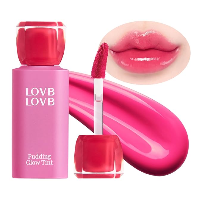 LOVB LOVB Pudding Glow Korean Lip Stain 0.14 oz. 03 CANDY BERRY